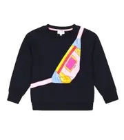 [Marc Jacobs Kids] Marc Jacobs Kids Logo cotton jersey sweatshirt Y 5 blue