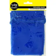 Value Craft Organza Small 17cm X 12.5cm Royal 5 Pieces