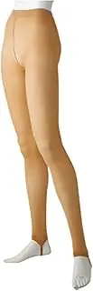 Sasaki T-1800 Gymnastics & Rhythmic Gymnastics Stretch Tights, Beige, F
