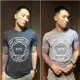 美國百分百【全新真品】DKNY 短袖 T恤 Logo T-shirt 男款 上衣 Tee 短T 鐵灰/麻灰 AD43