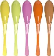 Taiwa MR-10-5C Slim Spoon, Dinner Spoon, 7.8 inches (19.7 cm), Set of 5, Dishwasher Safe, Thin and Shallow, Slim and Easy to Eat, Commercial Use,