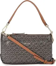 [Calvin Klein] Lucy Triple Compartment Shoulder Bag