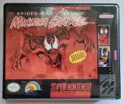 Spider-Man Venom Maximum Carnage CASE ONLY Super Nintendo SNES Box BEST QUALITY