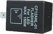 Mikinona 2 Glitter Lamp Flash Lights Led Flasher Led Lights Turn Signal Indicator Blinker Relay Resistor Relay Flasher Signal Light Resistance