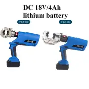 18V Rechargeable Cable Electric Hydraulic Crimping Pliers Tool Set EZ-300/EZ-400