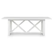 [Florabelle Living] Sorrento Hamptons Dining Table 2.2M White