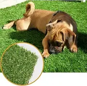 Griclner Artificial Grass Lawn Turf 5 FT x 8 FT(40 Square FT) 0.8inch Realistic Synthetic Grass Mat, Indoor Outdoor Garden Lawn Landscape for Pets,Fake Faux Grass Rug with Drainage Holes