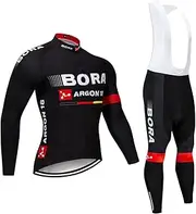 [X-CQREG] Men's Cycling Jersey Set 12D Gel Padded Road Bike Bicycle Shirt + Bib Pants with MTB Bike Riding Clothing Kit Quick-Dry