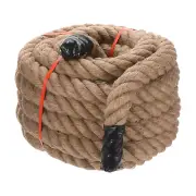 2 Inx50Ft Jute Rope Natural Jute String Twine Twisted Manila Rope Burlap Rope