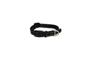 Rogz Black Medium 16mm Wide x 26cm to 40cm Classic Utility Collar for Dogs & Puppies