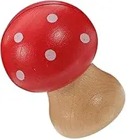 jojofuny Cute Desk Accessory: Wooden Mushroom Message Folder Photo Card Holders Business Card Holders