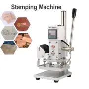 220V Hot Foil Stamping Machine Digital Embossing PVC Leather Bronzing Printing