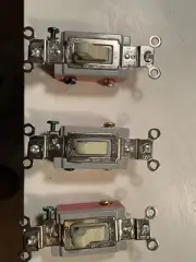 3 Hubbell 4903-1 Three Way Light Switch NOS