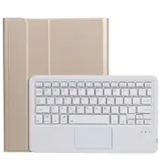 2 In 1 Bluetooth Keyboard & Leather Tablet Case For Ipad Pro 11 / Ipad Air 2020 Gold Keyboards