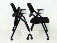 在飛比找PChome24h購物優惠-Kraftdale Stakin 折疊會議椅 培訓椅 折疊椅