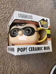 Funko POP Home Peanuts Charlie Brown & Snoopy Halloween Ceramic Mugs - New