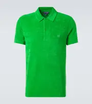 [Vilebrequin] Vilebrequin Phoenix cotton-blend polo shirt AU 93 green
