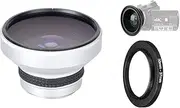 HD 0.45X Wide Angle/W Macro Lens for Sony HCR-CX100,CX110 30 & 37mm CAMCORDERS