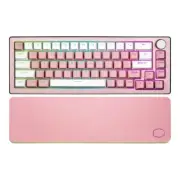 Cooler Master CK721 Red 65% Sakura Wireless Bluetooth Gaming Mechanical Keyboard