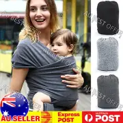 Baby Sling Adjustable Wrap Carrier Infant Breastfeeding Pouch Newborn AUS