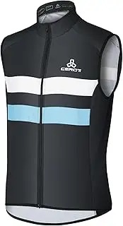 [CEROTIPOLAR] | Custom Apparel Service | 【PRO Class】 Men's Biking/Cycling Vest, Hi Vi Fluorescent Wind Vest, Micro Softshell Windproof & Reflective Cycling Vest, Bicycle Gilet