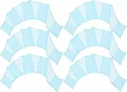 uxcell Silicone Swimming Gloves, 3 Pair Webbed Swim Gloves Finger Frog Type Water Resistance Gear Paddle Fins for Aquatic Training, Blue, L