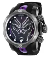 Invicta Reserve Marvel Black Panther Men's 54mm Limited Chrono Watch Black 41402