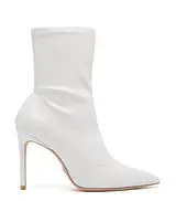 STUART 100 STRETCH BOOTIE in White for Women