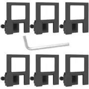 6Pcs Non Slip Mattress Gaskets Metal Mattress Gripper Adjustable Slide Stopper--