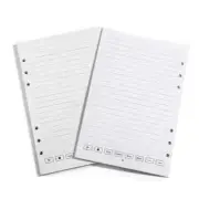 A5 Paper Refill for SyncPen3 Smart Pen, PU Notebook Replacement Paper
