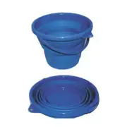 FOLDING PORTABLE 10L COLLAPSIBLE BUCKET CAMPING CARAVAN BOAT WATER FISHING FISH