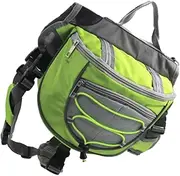 Sosoport Backpack for Pet Suitcase Backpack for Travel Large Dog Camping Bag Pet Trail Hiking Dog Bag Dog Saddle Bag Large Dog Travel Bag Dog Saddlebag Large Dog Backpack Pet Supplies Green