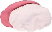 JOINPAYA 2pcs Crib Fitted Sheet Bassinets Fitted Changing Pad Changing Pad Cover Changing Table Pad Cover Changing Pad Cover Girl Detachable Cover Mat Cover Pink Cotton