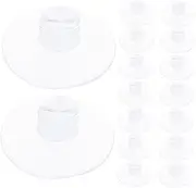 OFFSCH Suction Cord Holder for String Light 20pcs Suction Cable Clips Wire Fixing Device for Smooth Surfaces