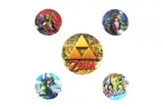 The Legend Of Zelda Classics Badge Set (Pack of 5) (Multicoloured) (One Size)