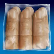 12 SET RUBBER VINYL THUMB TIPS Finger Fake Soft Magic Trick Vanish Magician Pack