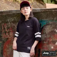 在飛比找蝦皮商城優惠-JEEP 女裝 美式休閒百搭短袖T恤-黑色