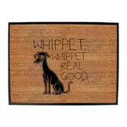 Animal Whippet Whippet Real Good Dog - Funny Novelty Doormat Man Cave Floor mat