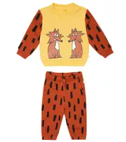 [Stella McCartney Kids] Stella McCartney Kids Baby cotton sweatshirt and sweatpants set M 24 multicoloured