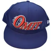 Omit x New Era 59Fifty Mens The Crown Fitted Blue Red Hat Cap NWT 7 1/4