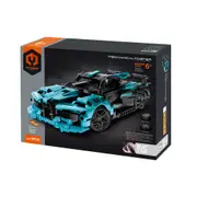 439pc iM.Master RC/APP Controlled Super Car Blocks Kids DIY Toy Kit Blue 6y+