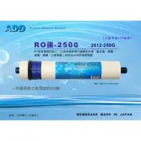 在飛比找蝦皮購物優惠-<直輸機用> ADD-250G RO膜 2012型 【水易購