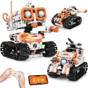 STEM Robotics Kits for Kids Ages 8-12 8-14 Year Old, 3 in 1 Remote/APP/Voice ...