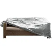 Worth Covering - Grey Outdoor 2-Seater Modular Sofa Cover - 200cm L x 85cm W x 72cm H