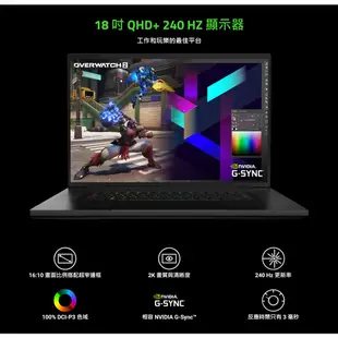 RaZER 雷蛇 Blade 18 RZ09-0484TTM3-R3T1 銀 登錄送好禮 13代i9 電競筆電