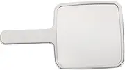 NULYLU Handheld Mirror for Travel Square Vanity Makeup Mirror Vintage Bling Easy-to-Carry for Office Home Use