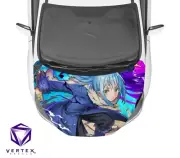 Rimuru Tempest Reincarnated as a Slime Anime Hood Wrap Vinyl Decal 50X60