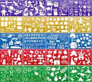 YUESUO 20 Pieces Drawing Stencils for Kids Painting Templates for Girls & Boy...