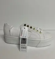 Superga Womens 2790 Big Eyelets Sneaker White Size 9.5 M
