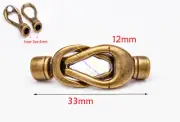 10Pcs Brass Plated Magnetic Clasps Hooks For Bracelet Necklace Jewelry Findings
